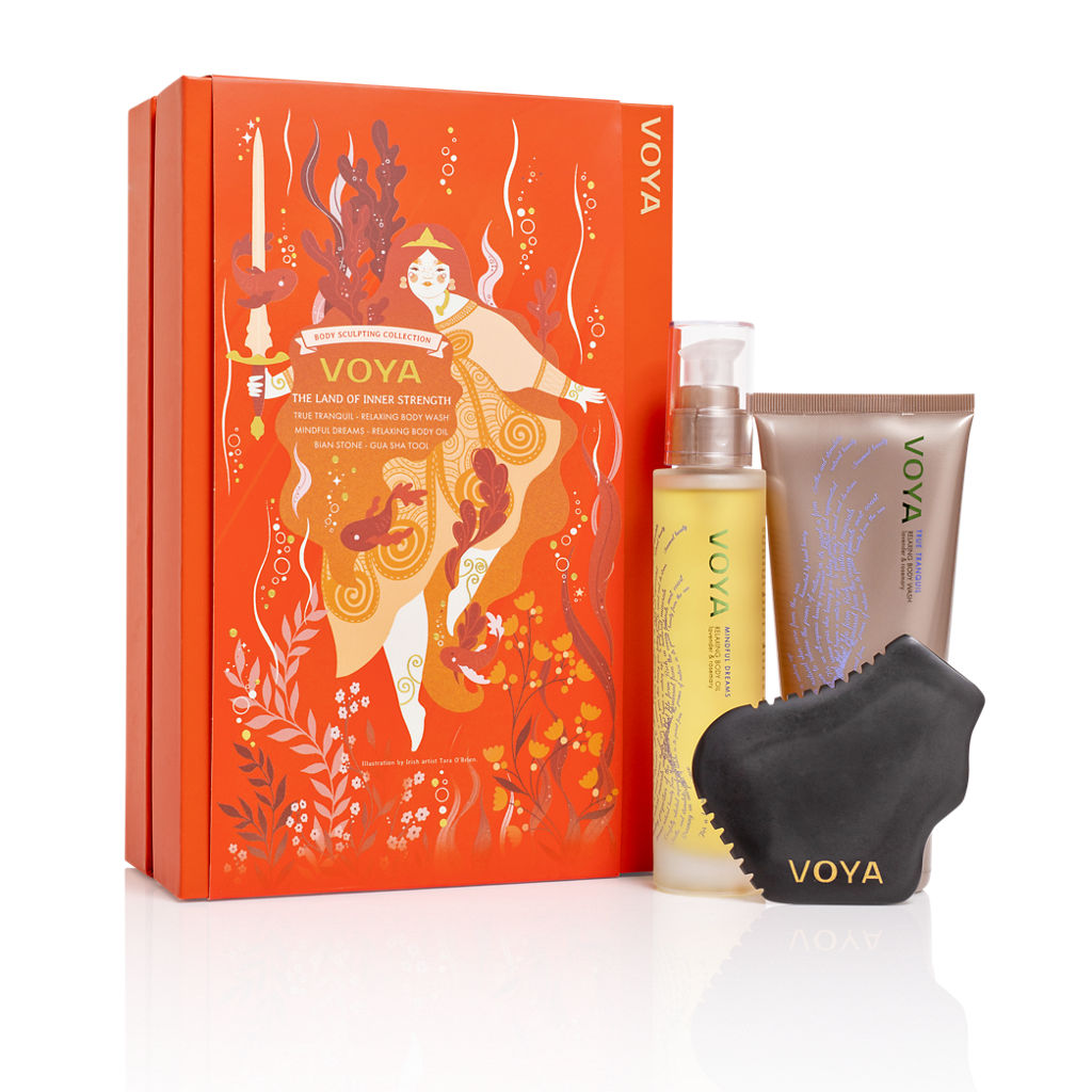 A lady enjoying a facial treatment